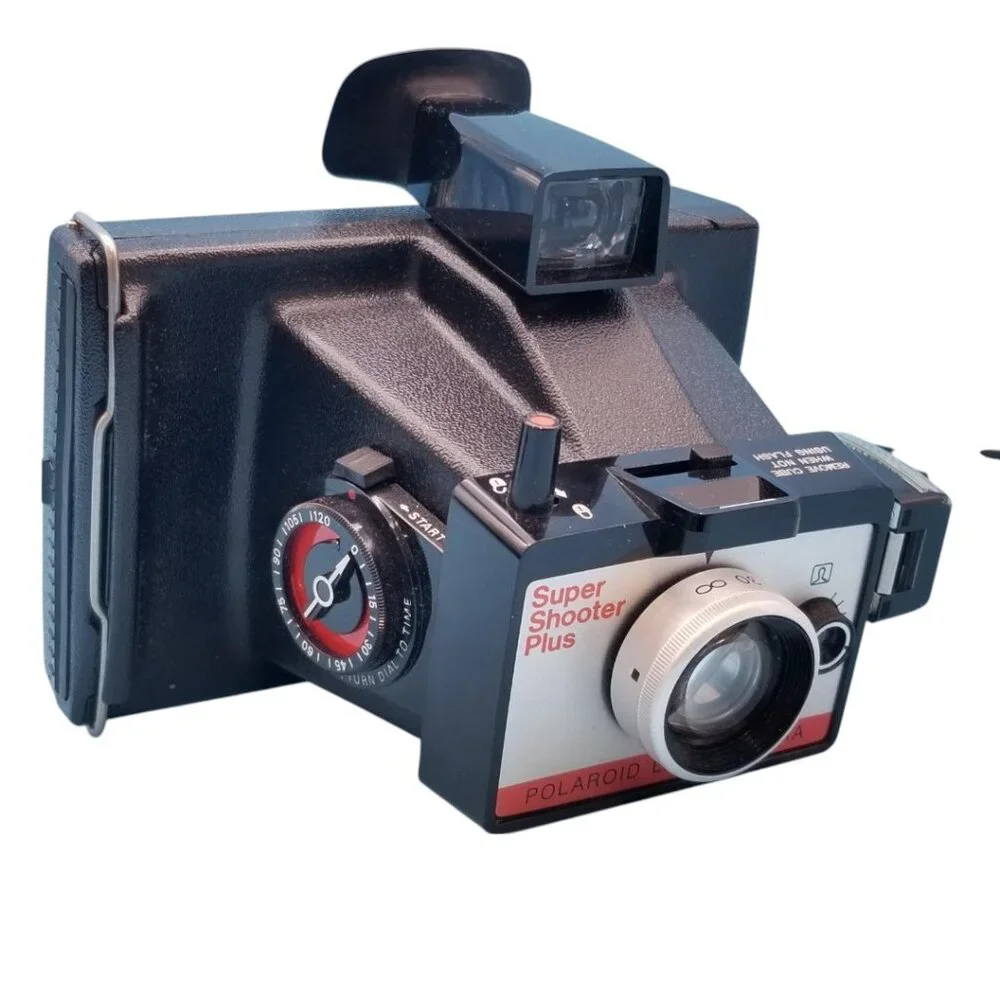 Polaroid Super Shooter Plus Land Camera with Original Accessories